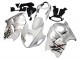 Lojas Carenagens Moto Suzuki GSXR 1300 Hayabusa 1996-2007 - Branco Prata Hayabusa