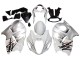 Lojas Carenagens Moto Suzuki GSXR 1300 Hayabusa 1996-2007 - Branco Prata Hayabusa