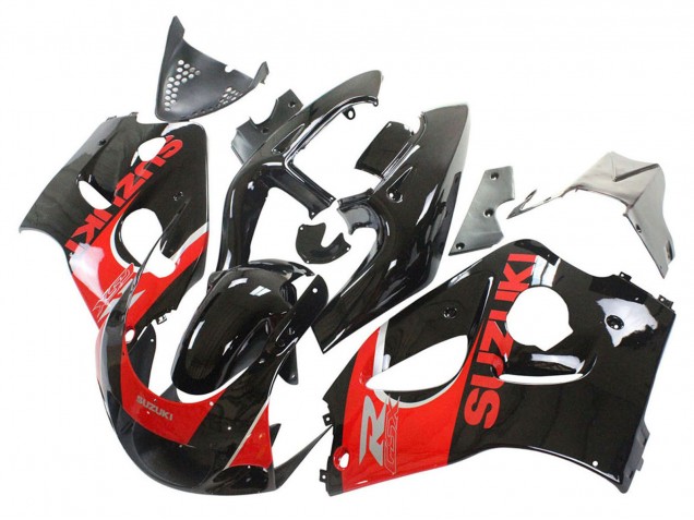 Lojas Carenagens Moto Suzuki GSXR 600 / GSXR 750 1996-2000 - Preto Vermelho