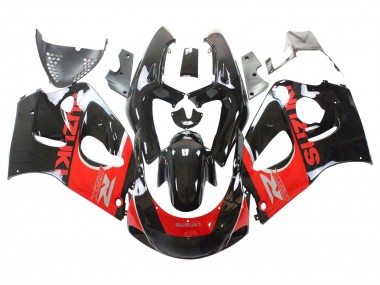 Lojas Carenagens Moto Suzuki GSXR 600 / GSXR 750 1996-2000 - Preto Vermelho