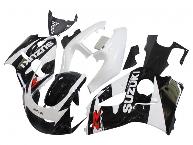 Lojas Carenagens Moto Suzuki GSXR 600 / GSXR 750 1996-2000 - Preto Branco