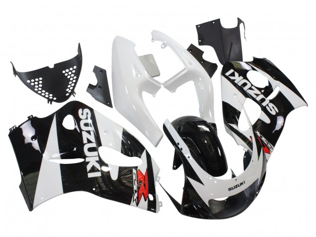 Lojas Carenagens Moto Suzuki GSXR 600 / GSXR 750 1996-2000 - Preto Branco