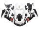 Lojas Carenagens Moto Suzuki GSXR 600 / GSXR 750 1996-2000 - Preto Branco