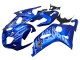 Lojas Carenagens Moto Suzuki GSXR 600 / GSXR 750 2001-2003 - Azul Branco Chama