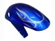 Lojas Carenagens Moto Suzuki GSXR 600 / GSXR 750 2001-2003 - Azul Branco Chama