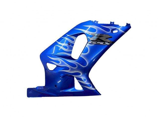 Lojas Carenagens Moto Suzuki GSXR 600 / GSXR 750 2001-2003 - Azul Branco Chama