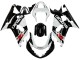 Lojas Carenagens Moto Suzuki GSXR 600 / GSXR 750 2001-2003 - Branco Preto Brilhante Vermelho