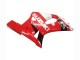 Lojas Carenagem Moto Suzuki GSXR 600 / GSXR 750 2001-2003 - Vermelho Branco Preto Brilhante