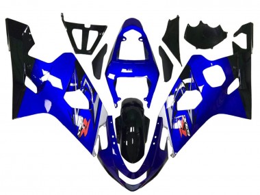 Lojas Carenagem Moto Suzuki GSXR 600 / GSXR 750 2004-2005 - Azul Branco Preto