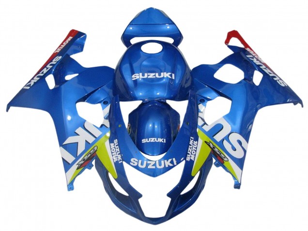 Lojas Carenagens Moto Suzuki GSXR 600 / GSXR 750 2004-2005 - Azul Verde Vermelho Motul