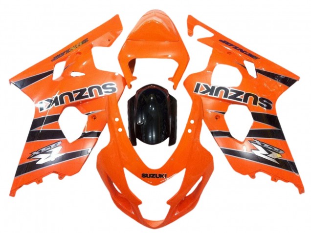 Lojas Carenagens Moto Suzuki GSXR 600 / GSXR 750 2004-2005 - Laranja Preto
