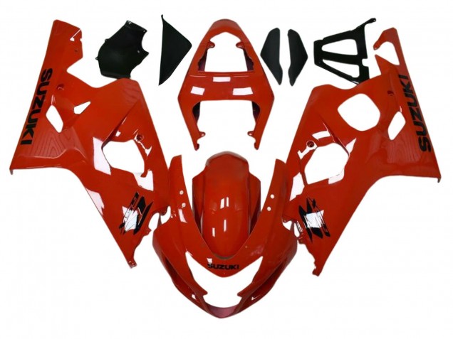 Lojas Carenagem Moto Suzuki GSXR 600 / GSXR 750 2004-2005 - Vermelho Preto