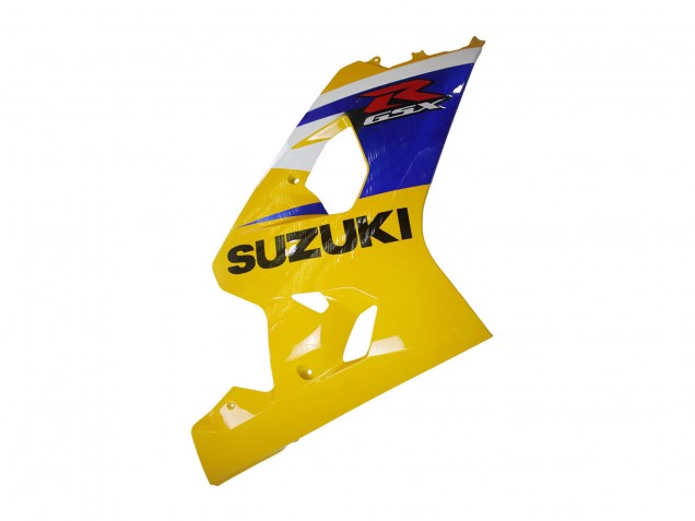 Lojas Carenagem Moto Suzuki GSXR 600 / GSXR 750 2004-2005 - Amarelo Branco Azul Preto