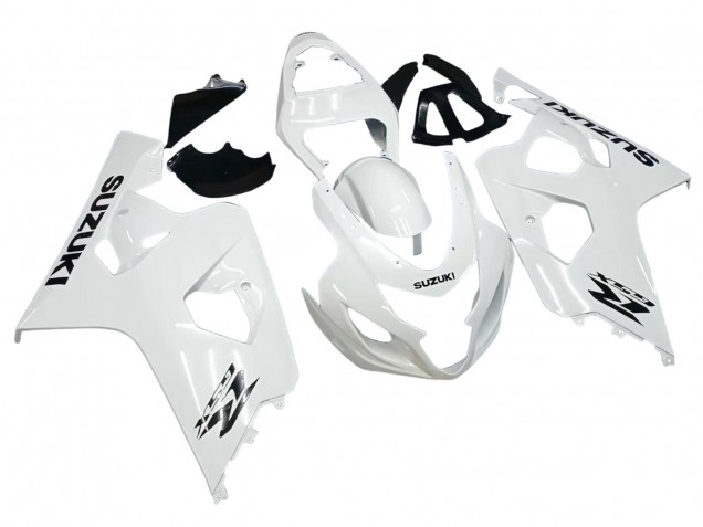 Lojas Carenagens Moto Suzuki GSXR 600 / GSXR 750 2004-2005 - Branco Pérola