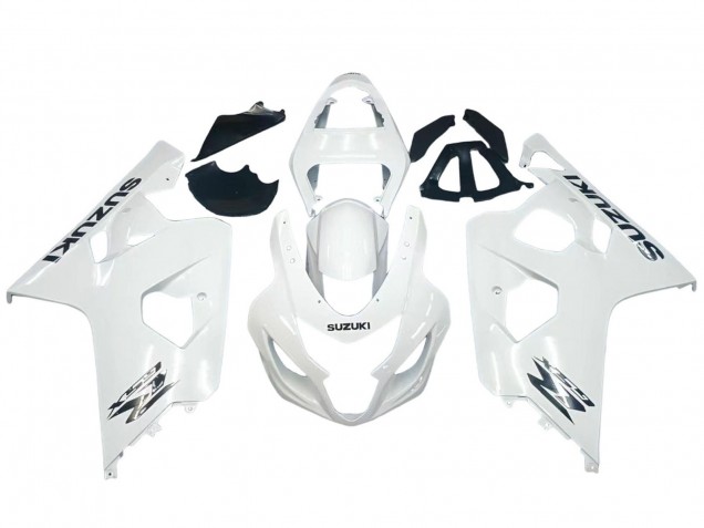 Lojas Carenagens Moto Suzuki GSXR 600 / GSXR 750 2004-2005 - Branco Pérola