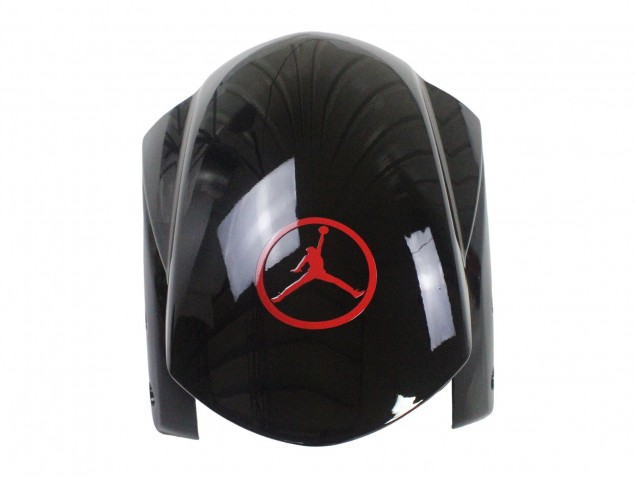 Lojas Carenagens Moto Suzuki GSXR 600 / GSXR 750 2004-2005 - Preto Brilhante Vermelho Jordan Michelin