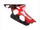 Lojas Carenagens Moto Suzuki GSXR 600 / GSXR 750 2004-2005 - Preto Brilhante Vermelho Jordan Michelin