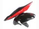 Lojas Carenagens Moto Suzuki GSXR 600 / GSXR 750 2004-2005 - Preto Brilhante Vermelho Jordan Michelin