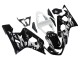 Lojas Carenagem Moto Suzuki GSXR 600 / GSXR 750 2004-2005 - Branco Preto