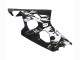 Lojas Carenagem Moto Suzuki GSXR 600 / GSXR 750 2004-2005 - Branco Preto
