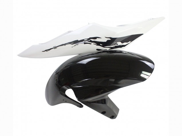 Lojas Carenagem Moto Suzuki GSXR 600 / GSXR 750 2004-2005 - Branco Preto
