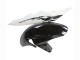 Lojas Carenagem Moto Suzuki GSXR 600 / GSXR 750 2004-2005 - Branco Preto