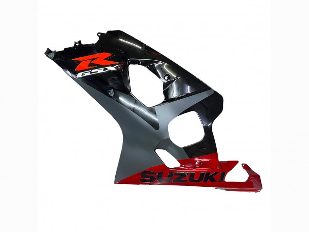 Lojas Carenagens Moto Suzuki GSXR 600 / GSXR 750 2004-2005 - Preto Cinzento Vermelho