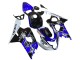 Lojas Carenagem Moto Suzuki GSXR 600 / GSXR 750 2004-2005 - Branco Azul Preto Corona Motul