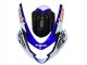 Lojas Carenagem Moto Suzuki GSXR 600 / GSXR 750 2004-2005 - Branco Azul Preto Corona Motul