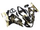 Lojas Carenagens Moto Suzuki GSXR 600 / GSXR 750 2004-2005 - Preto Brilhante Ouro Corona