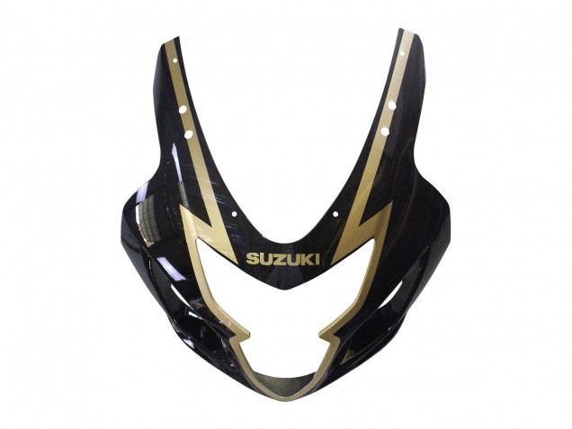 Lojas Carenagens Moto Suzuki GSXR 600 / GSXR 750 2004-2005 - Preto Brilhante Ouro Corona