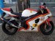 Lojas Carenagens Moto Suzuki GSXR 600 / GSXR 750 2004-2005 - Branco Vermelho Amarelo Michelin Texaon Heron 7