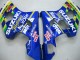 Lojas Carenagens Moto Suzuki GSXR 600 / GSXR 750 2004-2005 - Azul Branco Amarelo Verde Telefonica Motul MoviStar