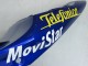 Lojas Carenagens Moto Suzuki GSXR 600 / GSXR 750 2004-2005 - Azul Branco Amarelo Verde Telefonica Motul MoviStar