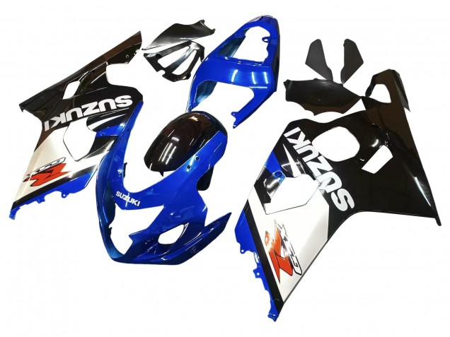Lojas Carenagens Moto Suzuki GSXR 600 / GSXR 750 2004-2005 - Azul Branco Preto
