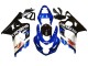 Lojas Carenagens Moto Suzuki GSXR 600 / GSXR 750 2004-2005 - Azul Branco Preto