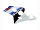 Lojas Carenagem Moto Suzuki GSXR 600 / GSXR 750 2004-2005 - Branco Azul Preto Vermelho