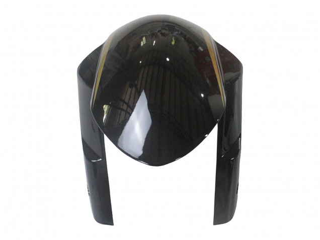 Lojas Carenagens Moto Suzuki GSXR 600 / GSXR 750 2006-2007 - Preto Brilhante Ouro Listra