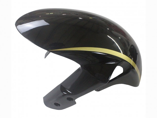 Lojas Carenagens Moto Suzuki GSXR 600 / GSXR 750 2006-2007 - Preto Brilhante Ouro Listra
