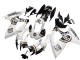 Lojas Carenagens Moto Suzuki GSXR 600 / GSXR 750 2006-2007 - Branco Preto Lucky Strike Motul