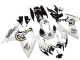 Lojas Carenagens Moto Suzuki GSXR 600 / GSXR 750 2006-2007 - Branco Preto Lucky Strike Motul