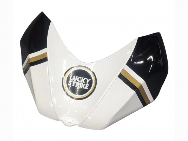 Lojas Carenagens Moto Suzuki GSXR 600 / GSXR 750 2006-2007 - Branco Preto Lucky Strike Motul