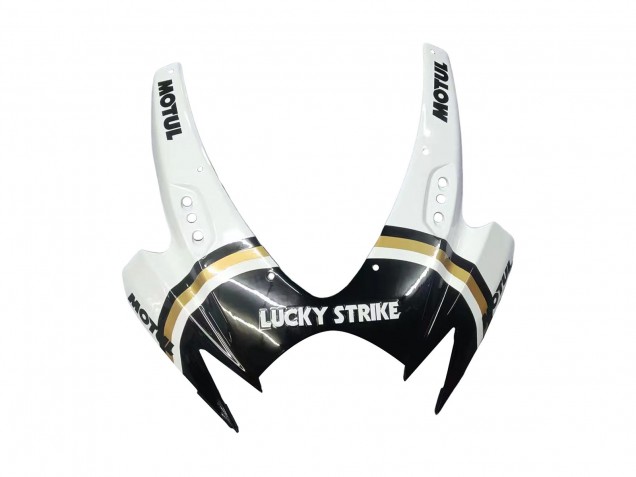 Lojas Carenagens Moto Suzuki GSXR 600 / GSXR 750 2006-2007 - Branco Preto Lucky Strike Motul