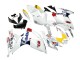Lojas Carenagens Moto Suzuki GSXR 600 / GSXR 750 2006-2007 - Branco Vermelho Amarelo Motul