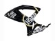 Lojas Carenagens Moto Suzuki GSXR 600 / GSXR 750 2006-2007 - Preto Brilhante Branco Motul Lucky Strike