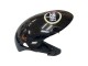 Lojas Carenagens Moto Suzuki GSXR 600 / GSXR 750 2006-2007 - Preto Brilhante Branco Motul Lucky Strike