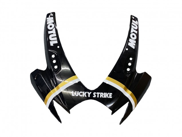 Lojas Carenagens Moto Suzuki GSXR 600 / GSXR 750 2006-2007 - Preto Brilhante Branco Motul Lucky Strike