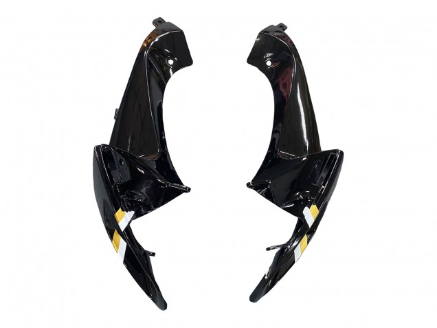 Lojas Carenagens Moto Suzuki GSXR 600 / GSXR 750 2006-2007 - Preto Brilhante Branco Motul Lucky Strike