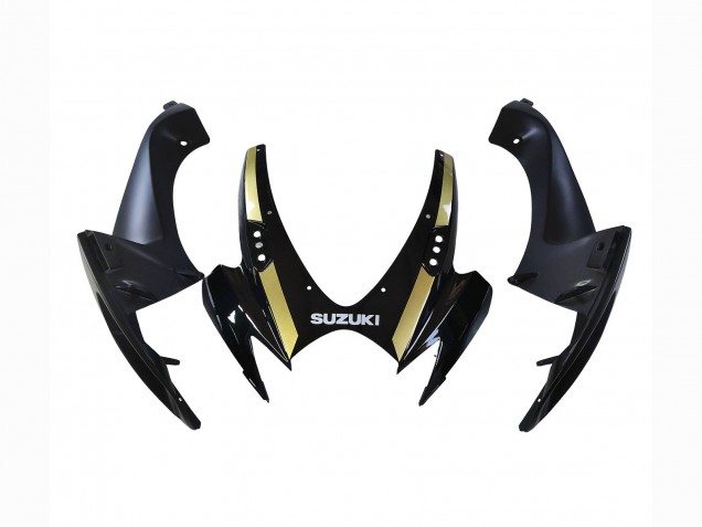 Lojas Carenagens Moto Suzuki GSXR 600 / GSXR 750 2006-2007 - Ouro Preto Brilhante Vermelho