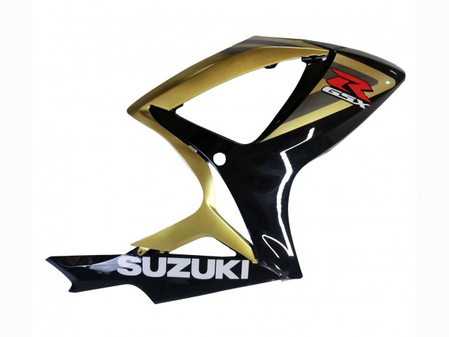 Lojas Carenagens Moto Suzuki GSXR 600 / GSXR 750 2006-2007 - Ouro Preto Brilhante Vermelho